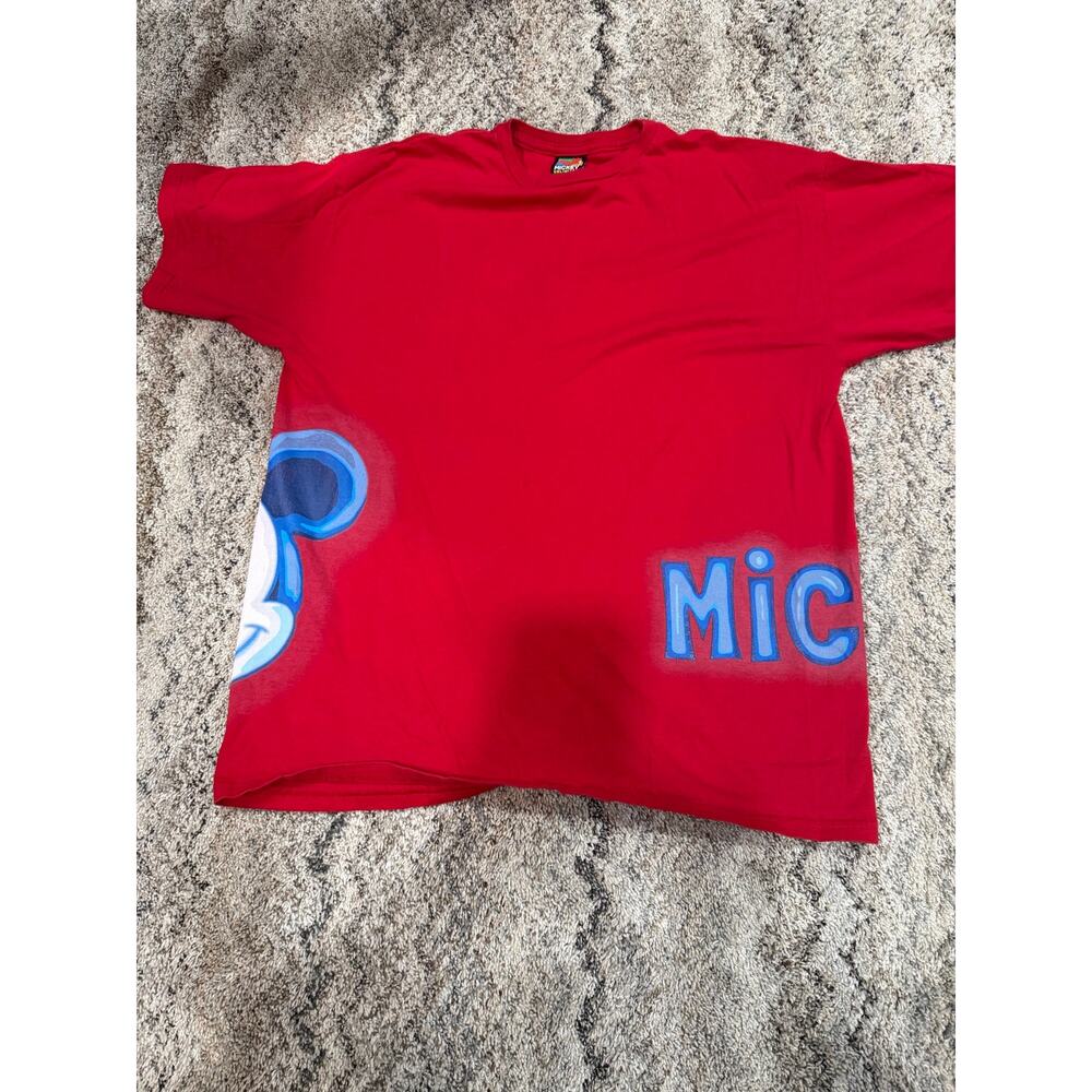 Vintage Mickey Mouse Mickey Unlimited Graphic Wrap Around Men’s XL T-shirt